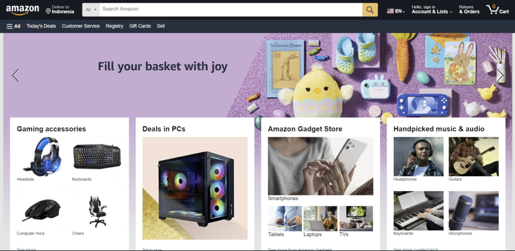 Amazon Personalisasi dan Kemudahan Akses