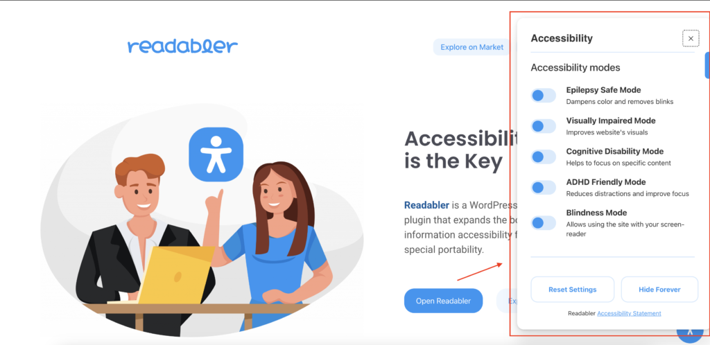 readabler, plugin design user interface yang berfokus pada aksesibilitas