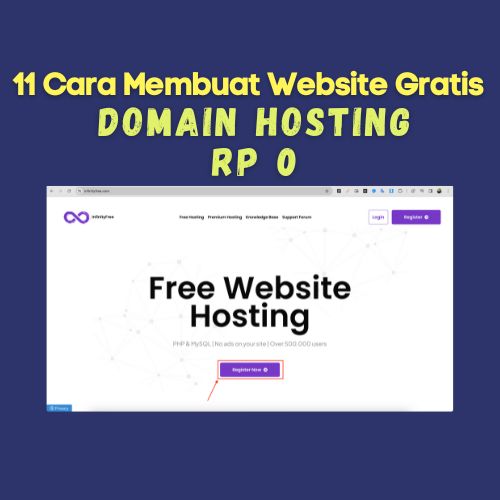11 Cara Membuat Website Gratis, Domain Hosting Rp 0