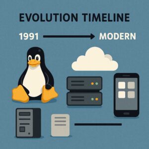 Perjalanan Linux dari proyek kecil menjadi sistem operasi global yang digunakan di jutaan perangkat