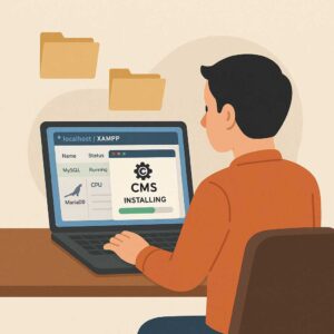 Proses instalasi Lokomedia di localhost dengan XAMPP sangat cepat dan mudah dipahami pemula