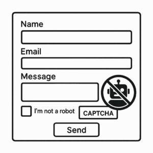 CAPTCHA sangat berguna di form kontak untuk mencegah bot spam masuk dan mengacaukan inbox