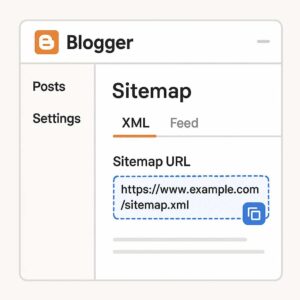Lokasi sitemap Blogger bisa diakses langsung dari URL blog kamu—tinggal tambahkan ekstensi seperti sitemap.xml